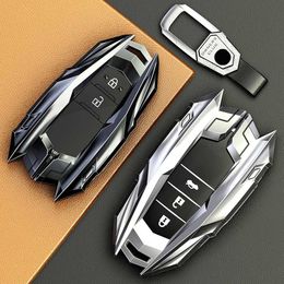 Car Key Car Key Case For Toyota key cover for Chr Rav4 Auris Avensis Prius Aygo Camry Corolla Land Cruiser 200 Prado Crown car key fob