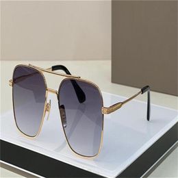 sunglasses 07 men design metal vintage glasses fashion style square frame UV 400 lens with case top quality214n