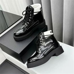Chanells Luxury Chanellies Chaannel Boot Boots Designer Women Leather Booties Woman Martin Platform Letter