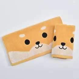 Towel 70X34cm Cartoon Panda Design Cotton Cute Face Super Soft Home Bathroom Washing Hand