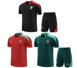 23/24 Portugal Men Jersey Fast-dry Short Sleeve Shirt Outdoor Leisure sports suit Top Shorts Sports shirt