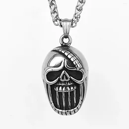 Pendant Necklaces CHUANGCHENG Retro Trendy Men's Exaggerated Bottle Opener Hip-hop Personality Stainless Steel Necklace