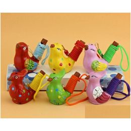 Party Favour Ceramic Water Bird Whistle Spotted Warbler Song Chirps Home Decoration For Children Kids Gifts 0426 Drop Delivery Garden Dhd8G