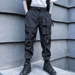 Unisex Functional Multi-pocket Overalls Tactical Military Jogger Cargo Flight Pants Men's 'clothing Haruku Streetwear Japanese