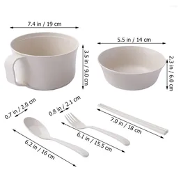 Bowls Plastic Utensils Bowl Rice Noodle Household Ramen Kitchen Supplies Travel