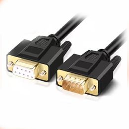 Copper core serial cable DB9 RS232485 data cable 9-pin connector male to female DB9