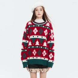 Men's Sweaters Christmas Sweater For Women Y2k Knitwear Cute Korean Reviews Many Clothes Crop Knit Tops Winter Outerwear Pullovers