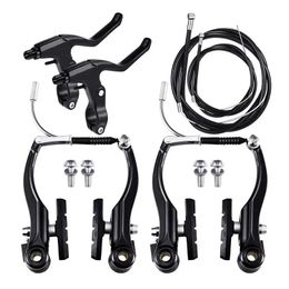 Complete Mtb Alloy Bicycle Mountain Bike V Brake And Lever Cable Front Rear Set Sensitivity Cycling Part 231221