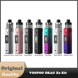 VOOPOO Drag X2 Kit 80W with 5ML PnP X Pod Cartridge Fit PnP X Coil Adopts new Gene.TT 2.0 Chip