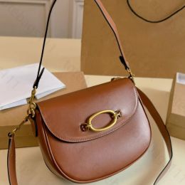 small designer bag leather saddle bags women shoulder crossbody bags purses designer woman handbag fashion brand flap cross body handbags gold metal bag