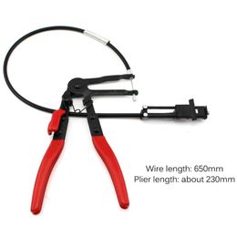 Flexible Wire Stipper Long Reach Hose Clamp Pliers Circlip Pliers Forceps Multi-tool Car Repairs Removal Hand Tool