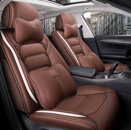 Car Accessory Seat Cover For Sedan SUV Durable High Quality Leather Universal Five Seats Set Cushion Including Front and Rear Cove4407219