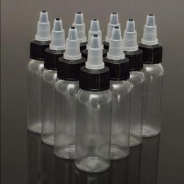 Wholesale 1000Pcs 30ML PET Plastic Bottles High Quality 1OZ Dropper Bottles with Twist Off Cap for E Liquid Oil Peigq