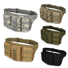 Packs Utility Tactical Men Waist Fanny Bag Pack Pouch Edc Military Camping Hiking Climbing Hip Bum Belt Bag Outdoor Molle Waist Bag