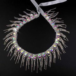 Waist Chain Belts Belly Dance Waist Chain Accessories Dance Clothing Lace Decoration Fantasy Glass Diamond Water Diamond Fashion Women's BeltL231221