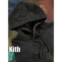 Kith 2023new Embroidery Hoodie Men Women Box Hooded Sweatshirt Quality Inside Tag Favourite the New Listing Bestat1oat1o Essen Hoodie 428 1