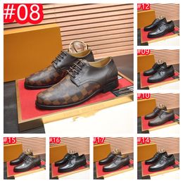 40 colore di design formale abito da uomo scarpe in pelle nacca in pelle genuina uomini comodi cuci