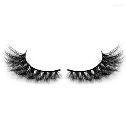 False Eyelashes Soft 3D Mink Eyelash Real Handmade Crossing Lashes Reused Individual Strip Thick Lash Fake For Party