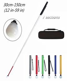 Aluminium Telescopic Blind Cane with Rolling Tip 30cm150cm 12 inch59 inch with 2 Tips 2205188572301