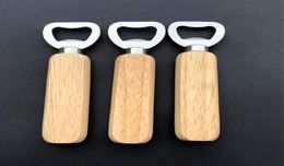 Wooden Handle Bottle Opener Portable Beer Openers Bar Kitchen Party Tools Beer Bottle Opener Wine Bottle Opener FY46315995153