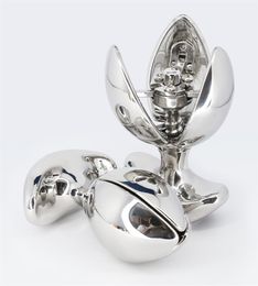 Heavy Anus Beads ASSLOCK Stainless Steel Anal Plug With Lock Expanding Ass asslock Butt Big Buttplug Trainer butt plug 2111088822331