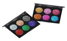 NEW ARRIVAL 6 COLORS EYE SHADOW COMPACT DIAMOND SPARKLES EYE SHADOW PARTY LOOKS AB type 5697035