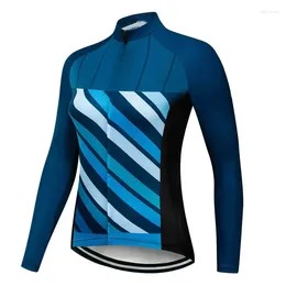 Racing Jackets Men's Long Sleeve Bicycle Shirts And Tops Pro Team Wear 2023 Cycling Jerseys Breathable Anti UV Mountain Bike Clothes
