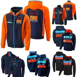 Apparel Autumn and Winter Motorcycle Riding Hoodie Moto Racing Team Rider Zipper Sweatshirt Fashion Warm Motocross Hoodies Men's Jacket