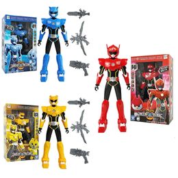 Mini Force Multiple Mode Transformation Mecha Toys Sound and Light Action Figures MiniForce X Deformation Weapon Gun Toy Kids 231220