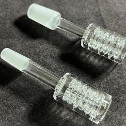 New Quartz banger Tips Drip Tester Straw Tube Tip Hookah for Mini Nectar Collector Kits Male Smoking Nail 10mm 14mm male LL