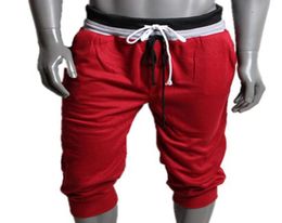 WholeModern Men Sweat Shorts Harem Baggy Trousers Grey Red Black Feb191113695