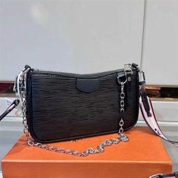 Evening Bags Totes 2021 Designer Bag Ladies Silver Chain Gold Chain Messenger Bag Leather Handheld with box258P