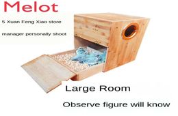 Other Bird Supplies Parrot Breeding Box Drawer Nest Xuanfeng Incubator Vertical Solid Wood Bamboo4262963