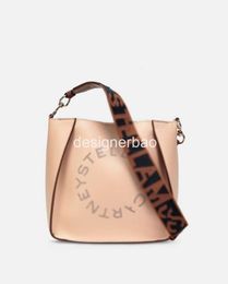 2024 Stella McCartney (Stella McCartney) women's shoulder bag fashion fallow high-quality leather shopping large size handbag messenger