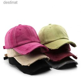 Wide Brim Hats Bucket Hats Hat Women's Washable Perforated Denim Solid Plate Duck Tongue Hat Outdoor Men's Travel Sunscreen Sunshade Hat Baseball HatL231221