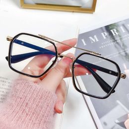 Ch Cross Sunglasses Frames Designer Luxury Chromes Womens New Blue Metal Spectacles Myopia Glasses Frame Heart 2024 High Quality Anti Light Vrtk