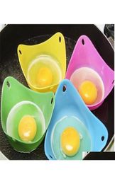 Kitchen Dining Bar Home Garden Drop tools Delivery 2021 Sile Poacher Poaching Pods Egg Mould Bowl Rings Cooker Boiler Cuit Oeuf Dur4028144