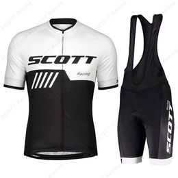 Pro Bike Team Scott Cycling Jersey Cycle Clothing Road Bike Shirt Sports Clothes Ropa Ciclismo Bicicletas Maillot BIB Shorts298r