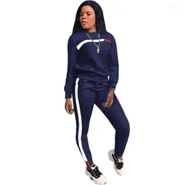 Women's Two Piece Pants 2 Women Sets Fashion Africa Tracksuit Outfits 2024 Arrival Autumn Winter Tops And Matching Suit Set