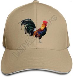 Ball Caps Rooster Chicken Peaked Baseball Cap Hat Sun Sandwich