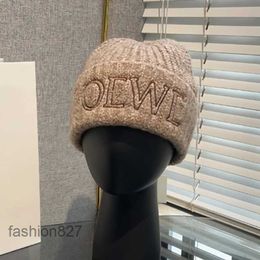 Fashion Designer Beanie Hats Luxury Knitted Hat for Men Women Casual Cap Unisex Cashmere Bonnet Casual Brimless Caps Pink Warm Cashmere Fitted Accessories MensPWIG