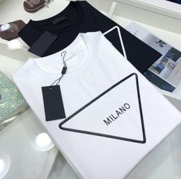 Fashion men's T-shirts Summer men women triangle T-shirt Designers clothes trap star Streetwear Short Sleeve Tees Couples Letter Printing Luxury Asian Large M-3XL/4XL