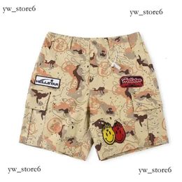 Hellstar Shorts Luxury Mens Classic Flame Letter Print Men Women Short Pants Streetwear Terry Hellstars Fabric Pant