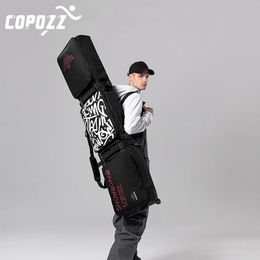 COPOZZ Adult Ski Bags 158cm 168cm Big Roller Snowboard Bag with Wheels Waterproof Backpack Single Shoulder Bag Snowboard Cover 231220