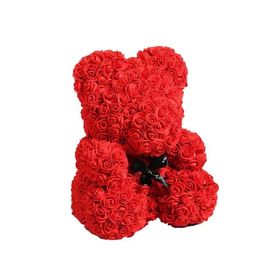 Wreaths Valentine's Day Gift PE Rose Bear Toys Stuffed Full Of Love Romantic Teddy Bears Doll Cute GirlFriend Children Present