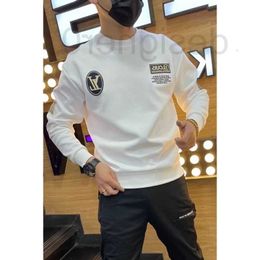 Men's Hoodies & Sweatshirts designer men's standing o-neck long sleeved hoodie for autumn and winter, casual and versatile slim fit bottom shirt for trendy men BVXN