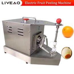 Electric Small Easy Operation Fruit Peeler Lemon Orange Peeling Machine