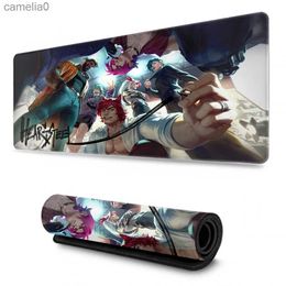 Mouse Pads Wrist Rests League of Legends Heartsteel Skin Large Gaming Mouse Pad Computer Mousepad Gamer Mouse Mat Mouse Carpet Keyboard Mat Desk PadL231221