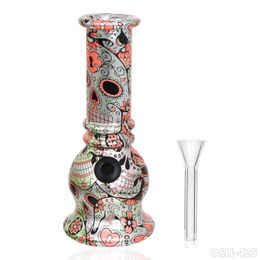 Water Bongs Smoke Pipe Hookahs heady dab rigs beaker base Water Pipes bubbler Straight tube glass water bongs bowl piece