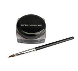 Cosmetic Waterproof Eye Liner Pencil Make Up Black Liquid Eyeliner Shadow Gel Makeup Brush Black 88 YF20172980986